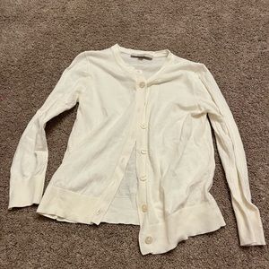 Loft white cream sweater